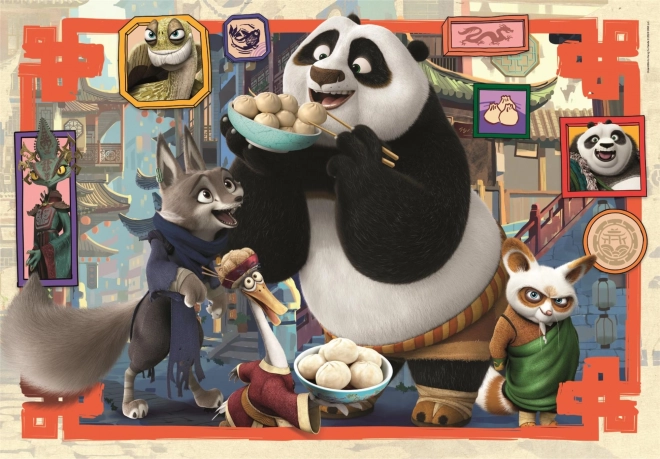 Puzzle Clementoni Kung Fu Panda maxi 24 pièces