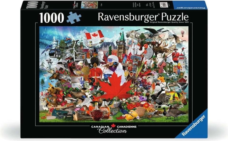 Puzzle Ravensburger Collection canadienne : « Ô, Canada » 1000 pièces