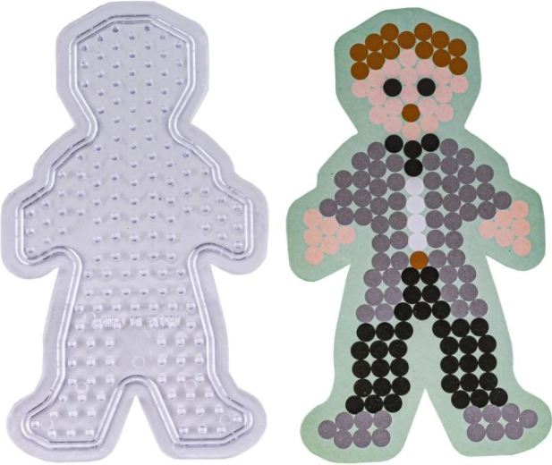 Plaque en forme de personnage pour un assemblage facile
