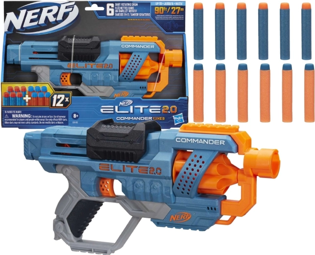 Nerf Elite 2.0 Commander RD-6 avec 12 fléchettes