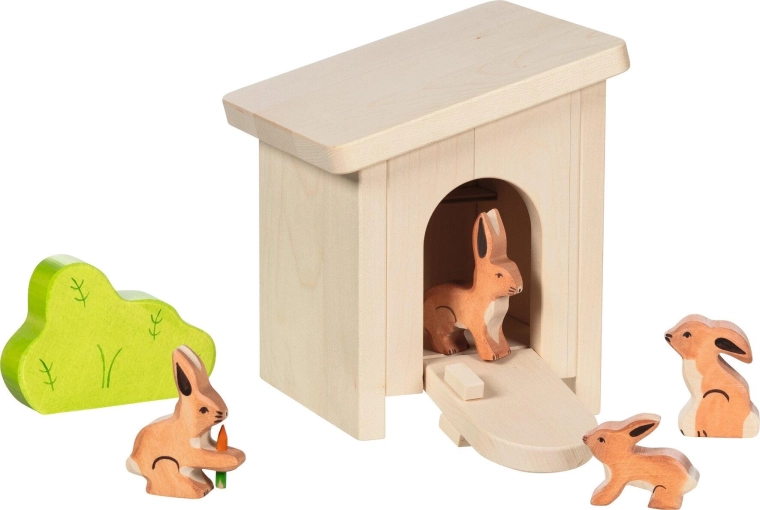 Abri douillet pour jouer avec les animaux