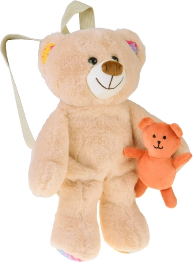 Design d’ourson ludique avec mini compagnon