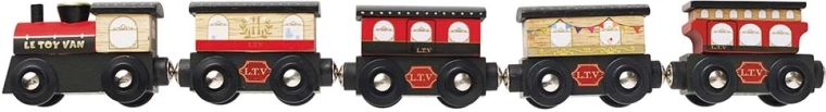 5 wagons reliés par des aimants