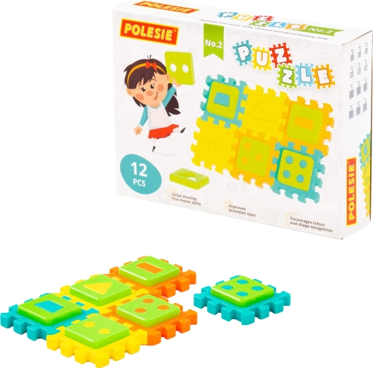 Puzzle d’encastrement pour enfants – 12 pièces