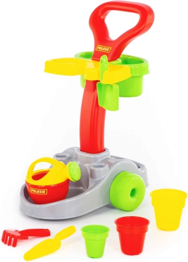 Ensemble de jardinage pour enfants avec chariot