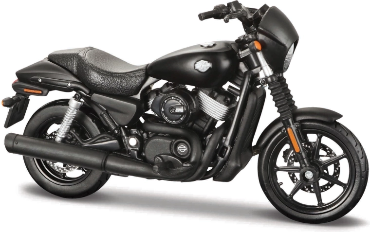 Maisto Harley-Davidson Street 750 2015 moto 1:18 noir mat