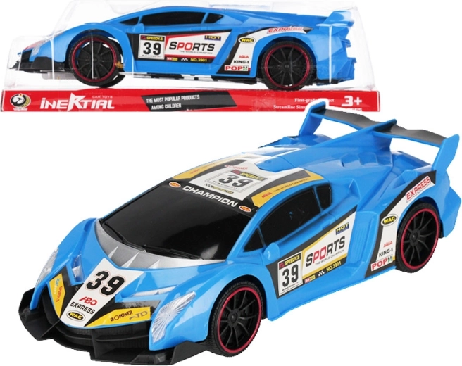 Voiture de course avec fonction à rétrofriction