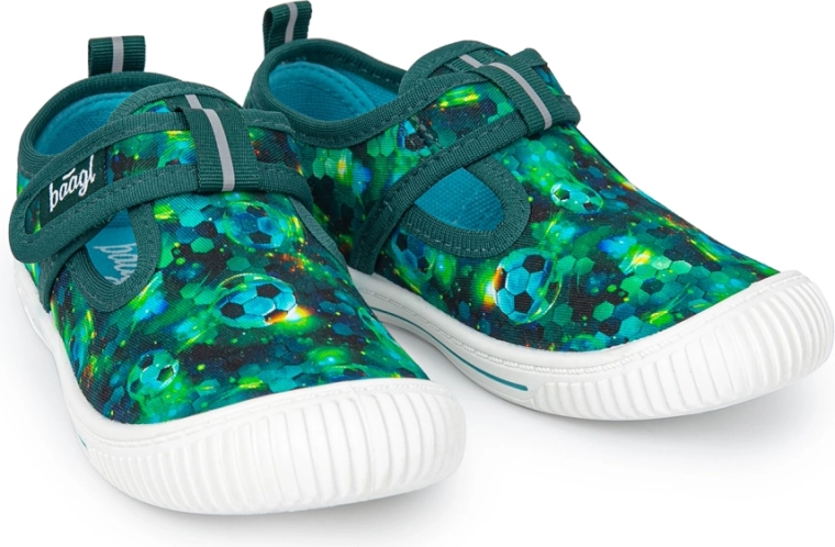 Chaussons d’intérieur pour enfants Baagl Football, pointure 29
