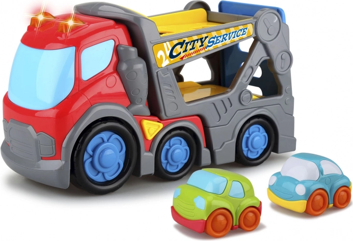 Kiddy dépanneuse avec effets, 31 cm + 2 voitures 9 cm