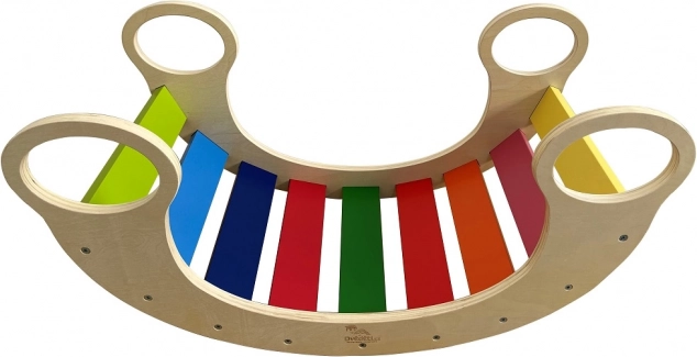 Bascule Montessori arc-en-ciel 2Kids Toys