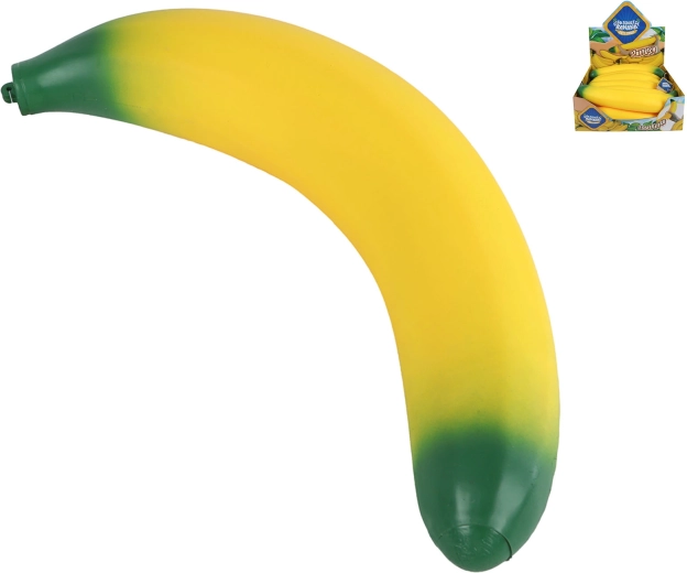 Banane Giga squeeze – jouet antistress extensible à presser 37 cm