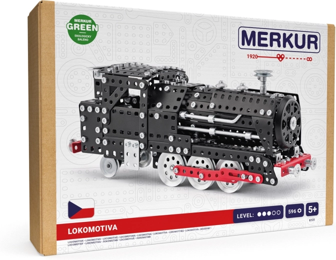 Locomotive Merkur, jeu de construction métallique