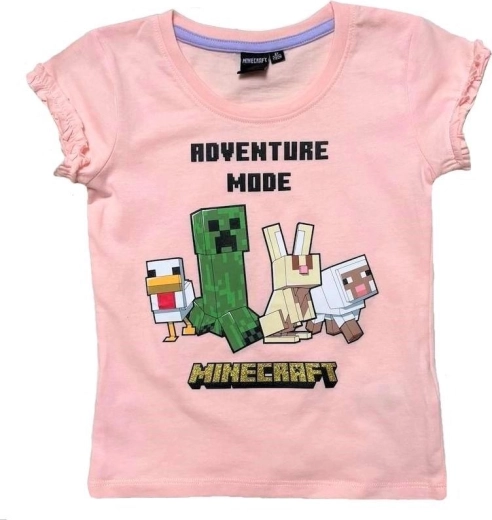 T-shirt rose Minecraft