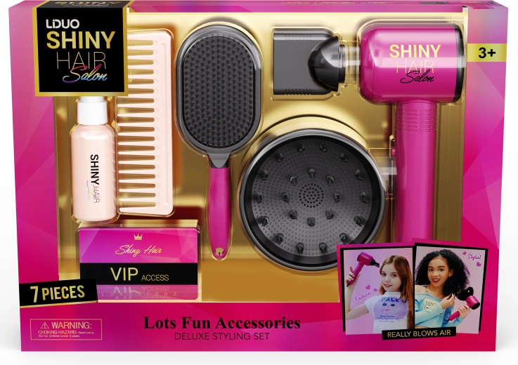 Set de coiffure pour enfants, 7 pièces