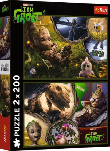 Puzzle 2×200 pièces – I am Groot MARVEL Guardians