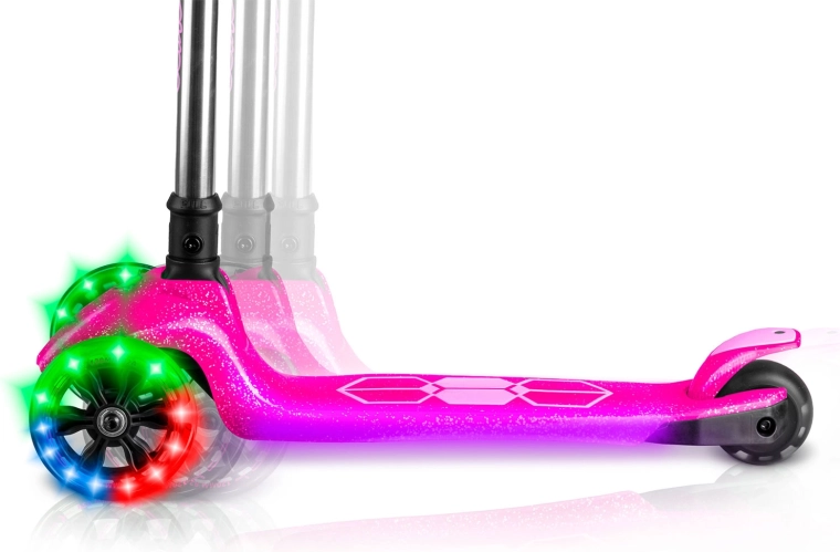 Roues LED lumineuses pour la sécurité et le plaisir