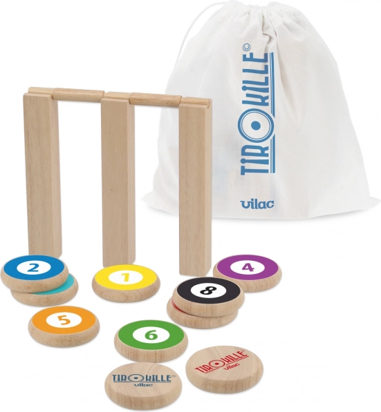 Vilac Jeu d’adresse et de stratégie 4 en 1