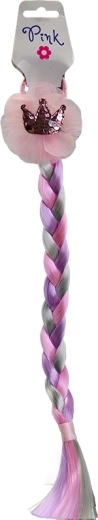 Élastique à cheveux avec tresse