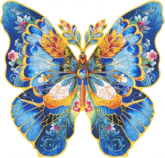 Puzzle en bois Papillon Morpho Helena