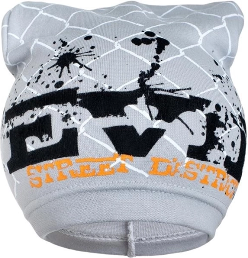 Bonnet de printemps pour enfant New Baby avec inscription, gris