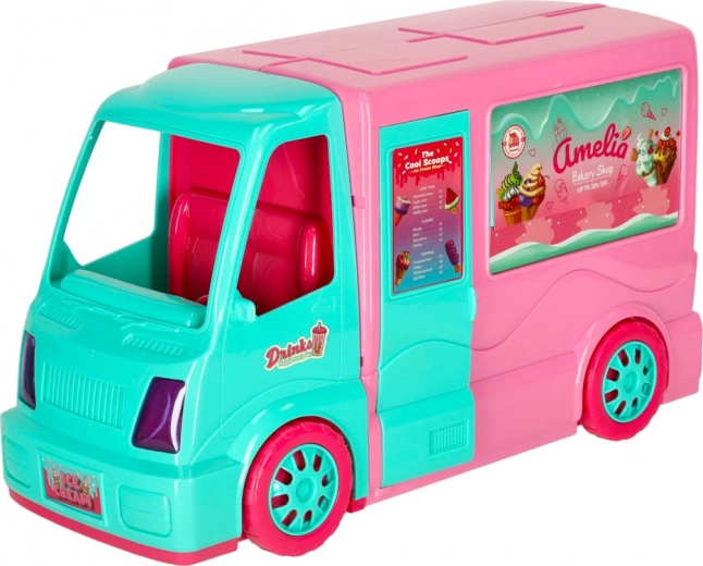 Cuisine de jeu - camion de nourriture en tant que glacier, 21 pièces