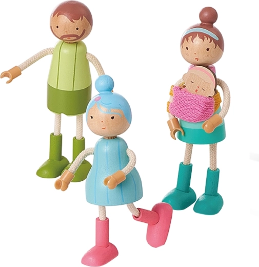 Figurines articulées de toute la famille