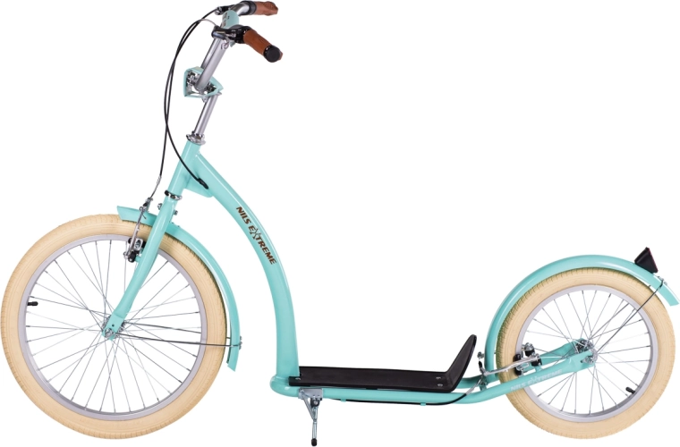 Grandes roues pneumatiques pour une conduite fluide et stable