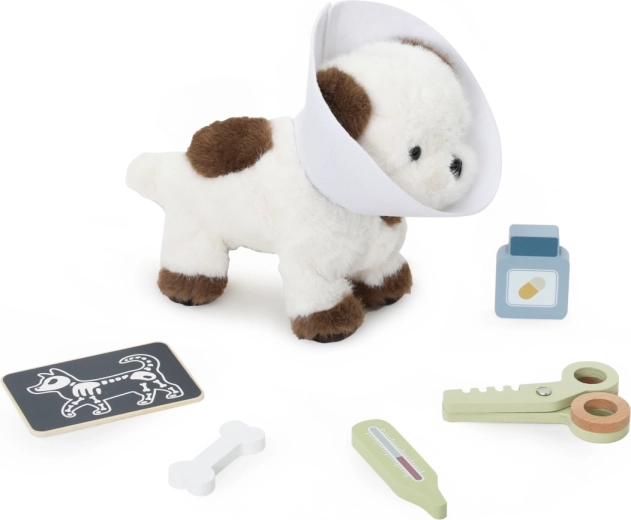 Soins du patient en peluche