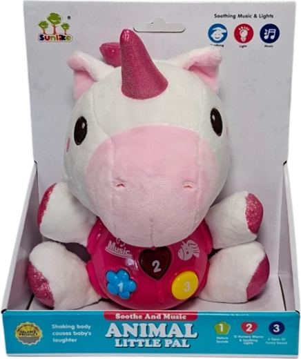 Licorne avec musique, lumières et sons