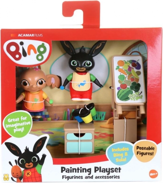 Peins avec Bing - set de jeu avec figurines