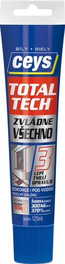 Colle et mastic universels CEYS TOTAL TECH EXPRESS, blanc, 125 ml
