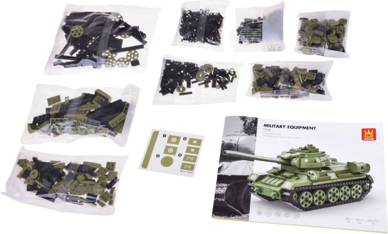 604 pièces et guide clair