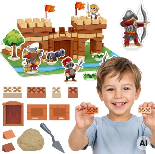 Woopie kit de construction château avec briques - 1 pièce