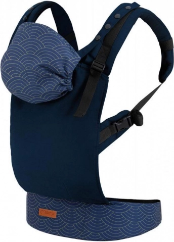 porte-bébé ergonomique MoMi Collet bleu