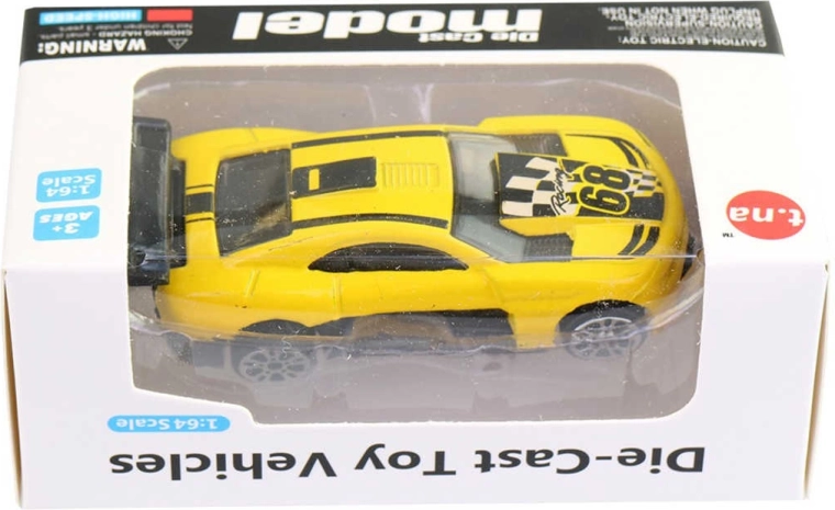 Carrosserie en métal avec graphisme de course détaillé