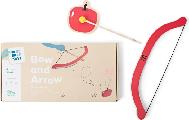 Arc et flèches – tir sur des pommes pour enfants