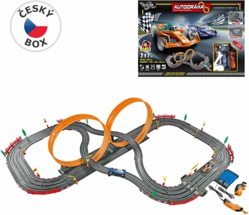 Circuit de course avec voitures de formule 7,5 m