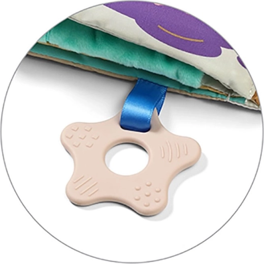 Anneau de dentition avec picots de massage