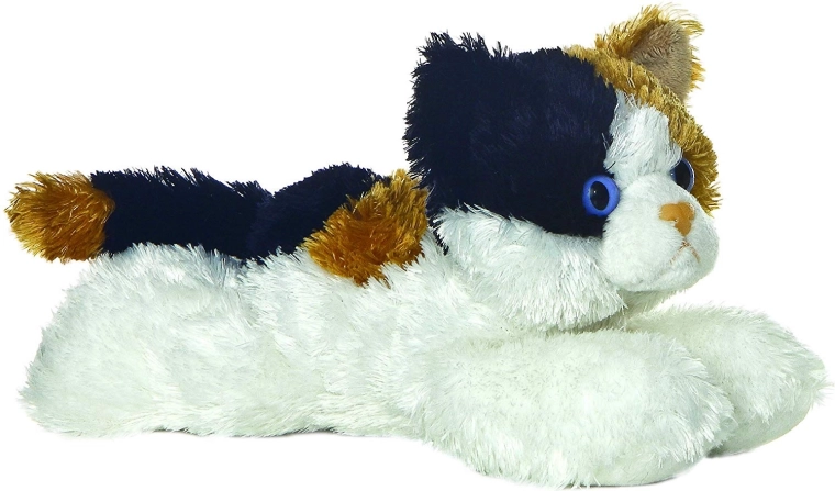 Aurora Mini Flopsies Esmeralda chat figurine en peluche 21 cm - 1 pièce
