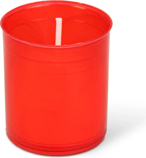 Ensemble de 6 bougies rouges pour lanterne 47 × Ø43 mm
