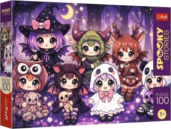 Puzzle SpookyStories : leśna drużyna czarów (100 pièces)