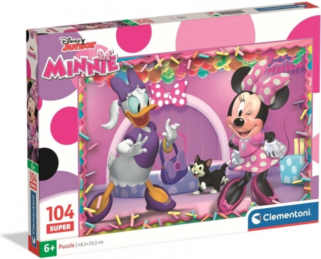 Puzzle Minnie et Daisy 104 pièces