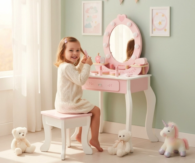 Une table de toilette qui évolue avec l