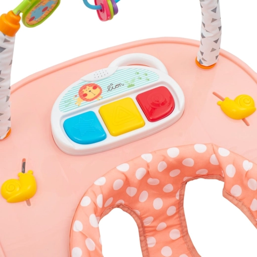Piano interactif et arceau avec jouets
