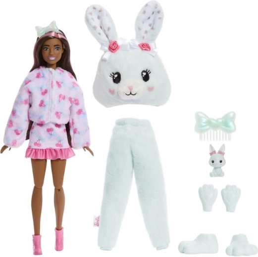Costume de lapin en peluche 2 en 1