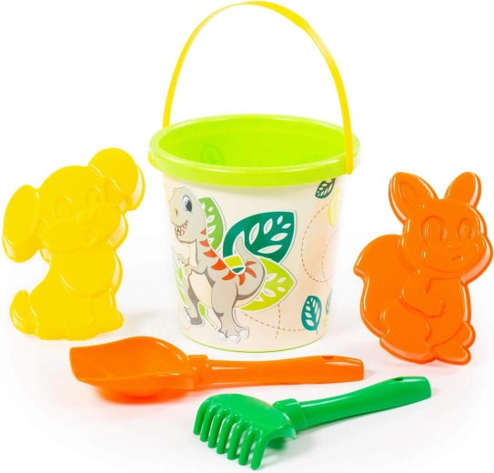 Set de jeu de sable avec seau et moules