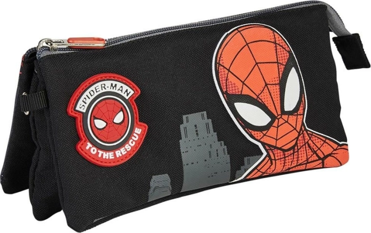 Trousse à fermeture éclair avec motif Spiderman