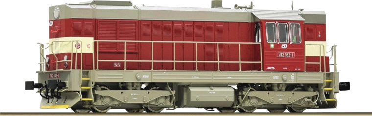 Locomotive diesel ČD 742 162-1 numérique