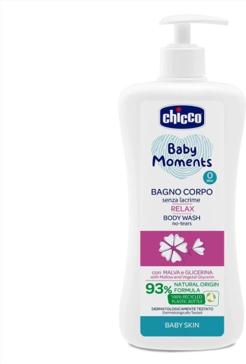 Chicco gel douche Baby Moments Relax 500 ml