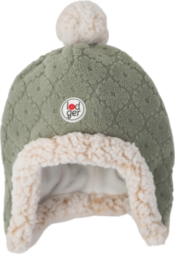 Bonnet en polaire Lodger Hatter folklore fleece elm (6–12 mois)